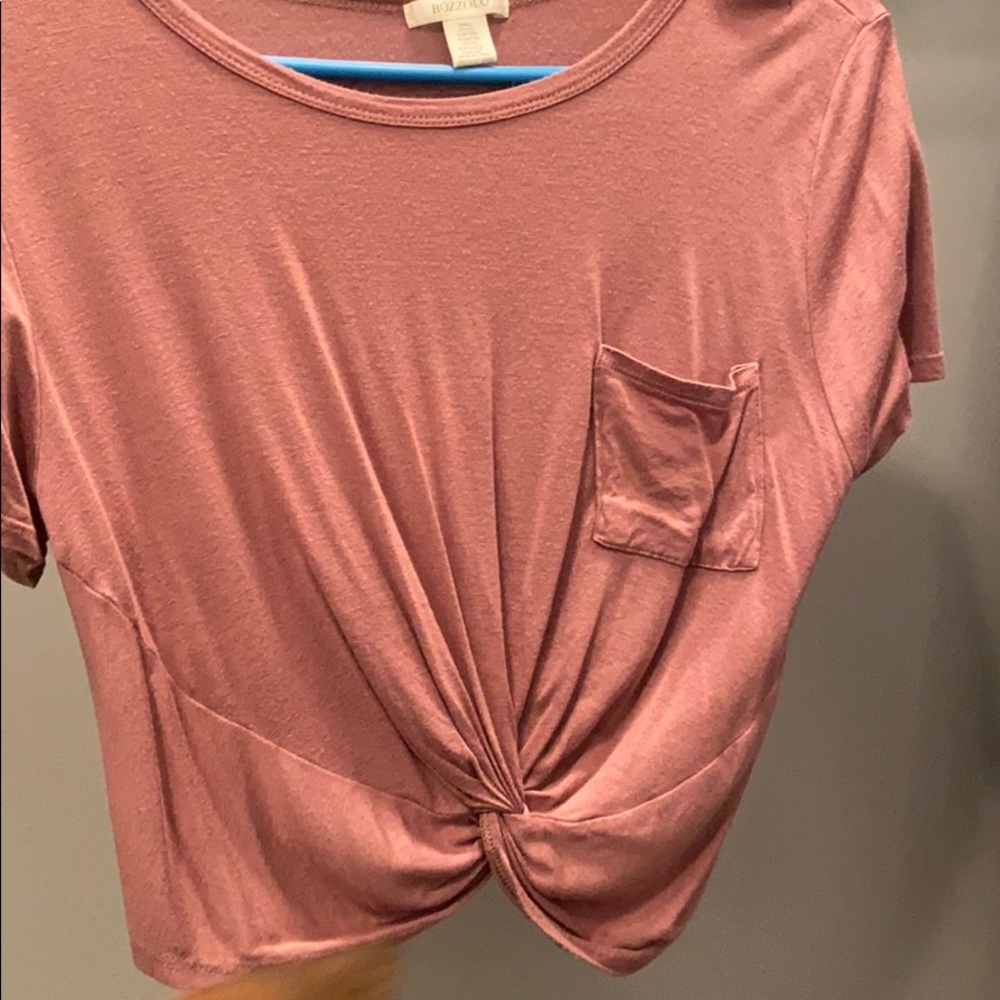 Pink crop top